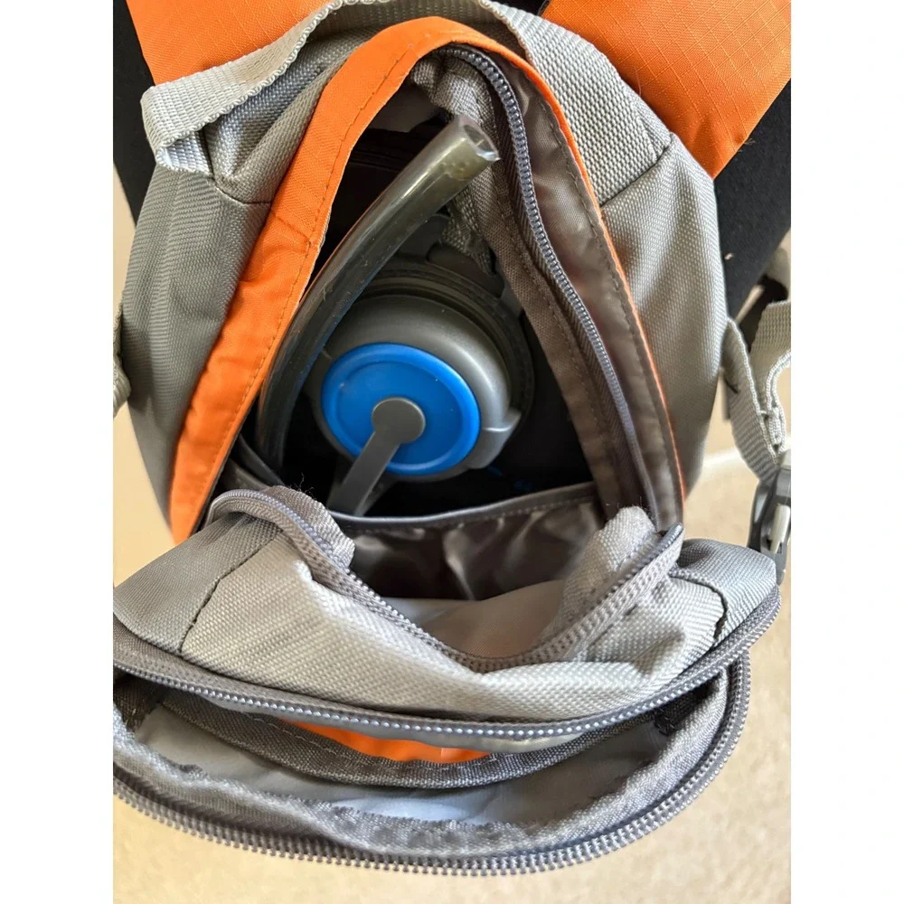 Outdoor Products Mist 13L Hydration Pack‎ Orange Grey 2.0L Reservoir Backpack